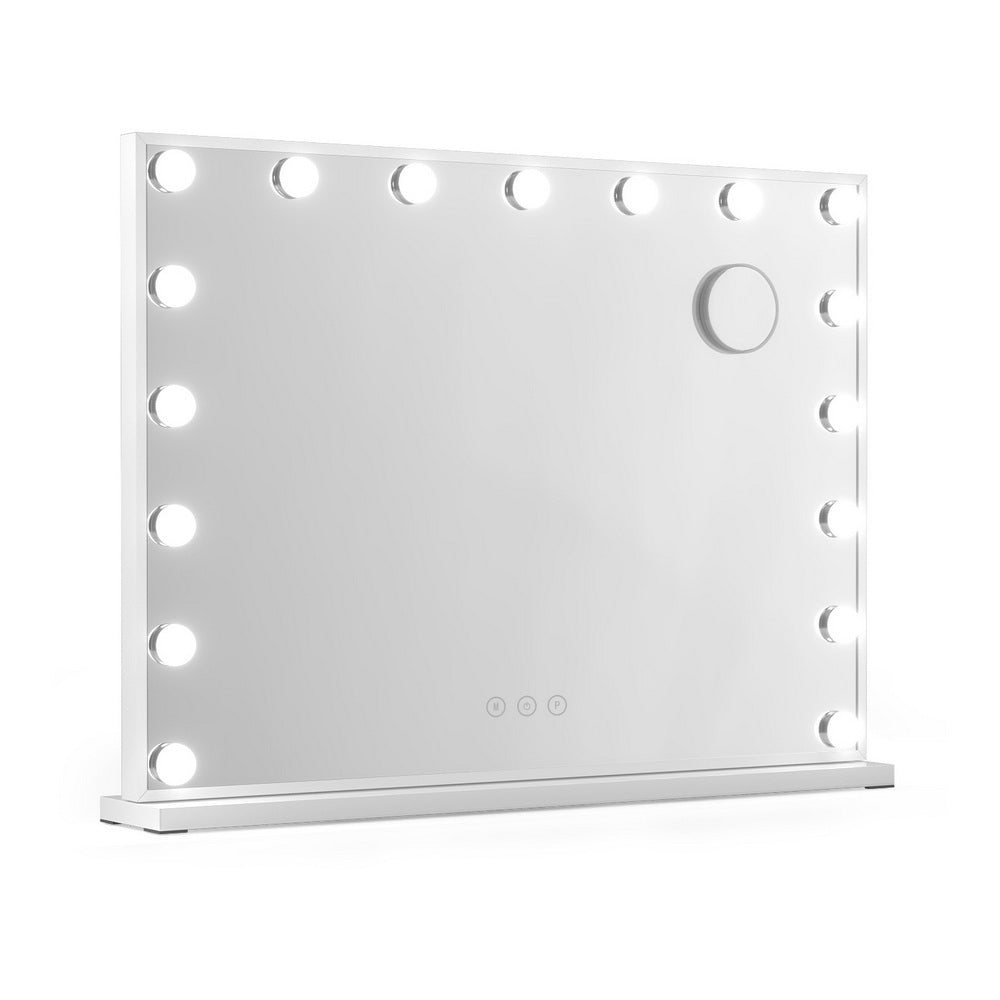 Makeup Mirror Hollywood Vanity with LED Light Tabletop Wall