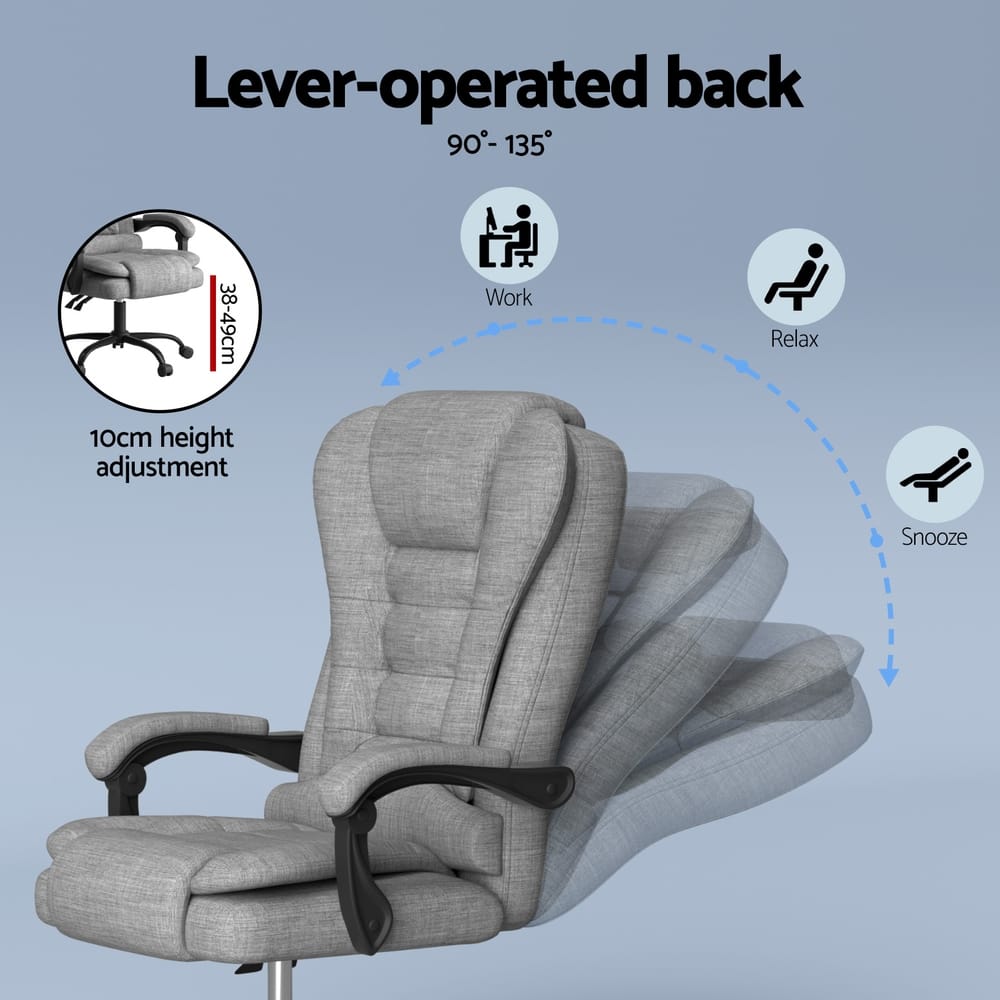 Executive Massage Chair Ergonomic 64x60x107cm