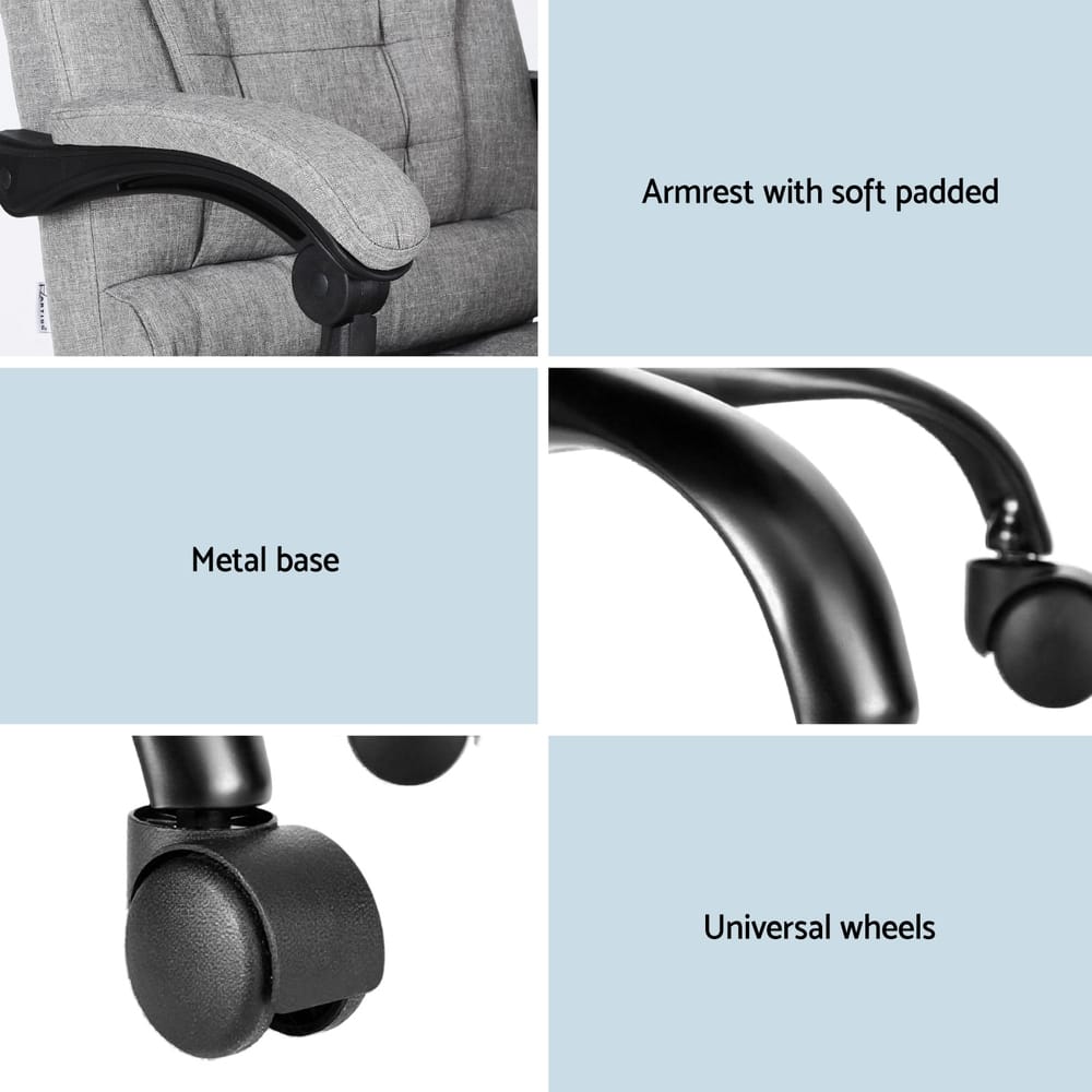Executive Massage Chair Ergonomic 64x60x107cm