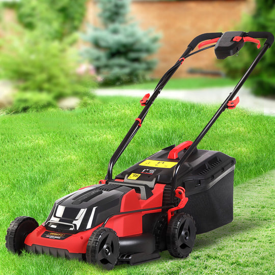 Giantz Lawn Mower Cordless 40V Battery Electric Lawnmower 34cm Width - Outdoor Power Equipment