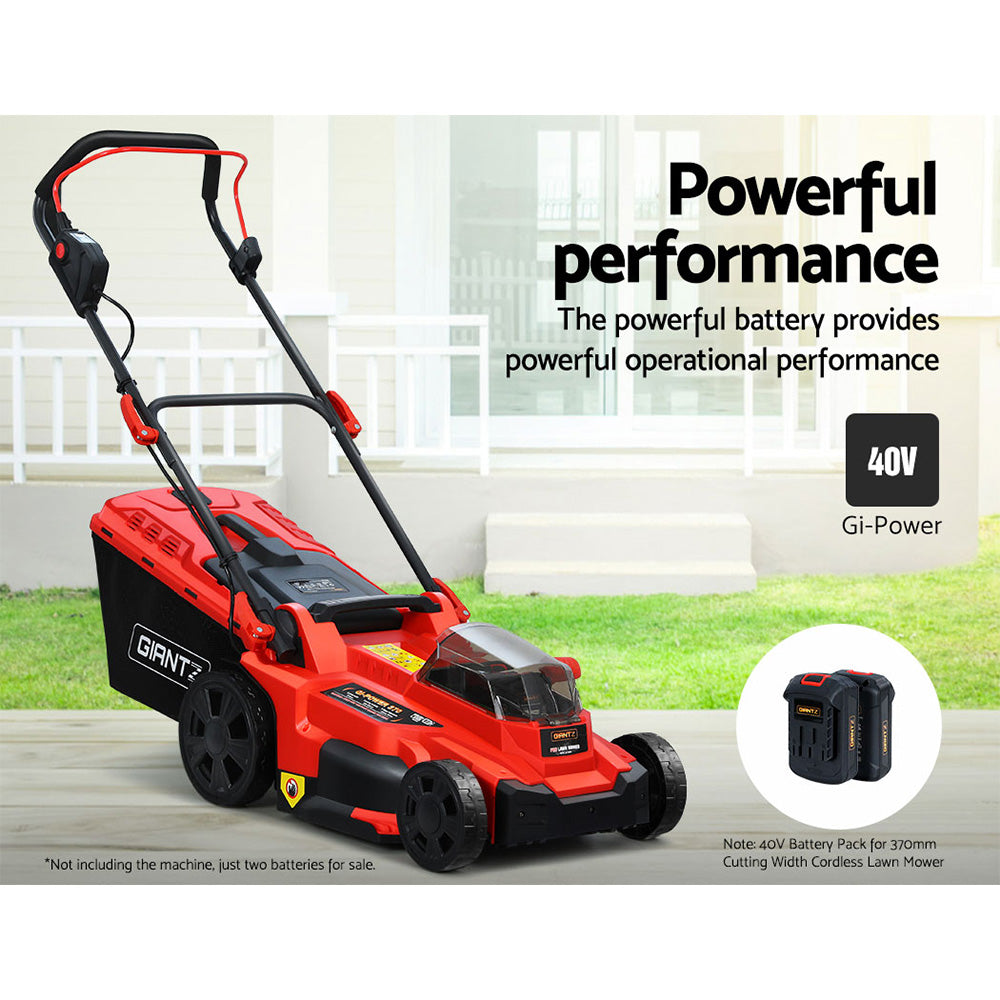 Giantz Lawn Mower 40V Battery Only Cordless 20V x2 Fits LI37, Outdoor Power Equipment - photo 7