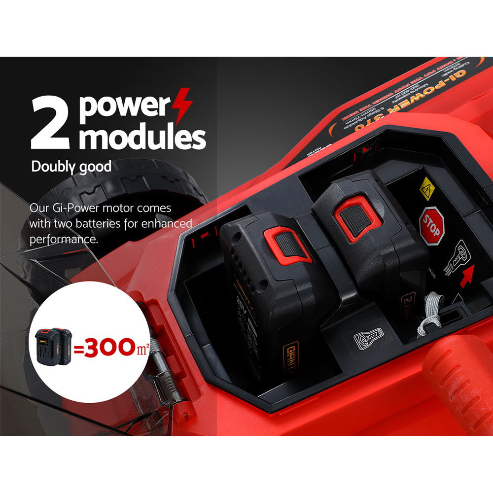 Giantz Lawn Mower 80V Battery Only Cordless 40V x2 Fits LI37, Lithium Ion Electric Long