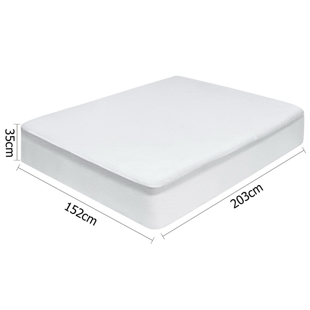 Queen Mattress Protector Waterproof Bed Cover Sleep Bedding Shield
