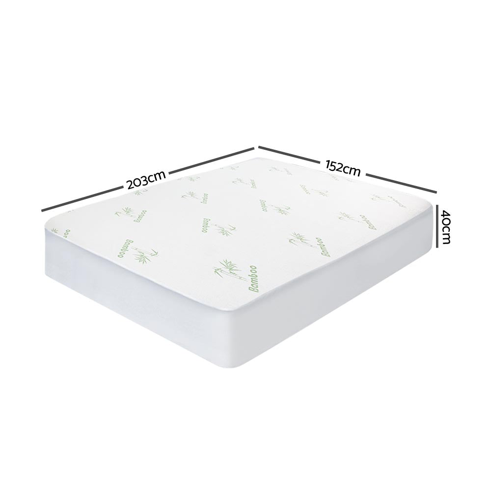 Queen Bamboo Mattress Protector Waterproof Cover