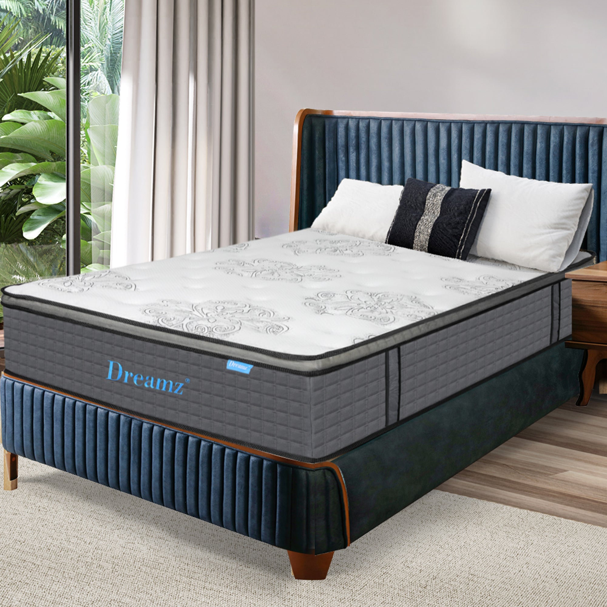 Premium Spring Mattress Bed Pocket Egg Super King  Comfortable Design