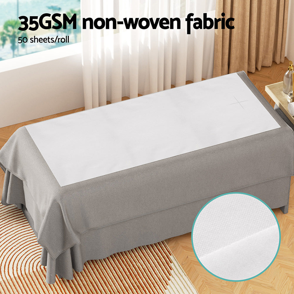 Massage Table Cover 2 Rolls 100/50 Pieces