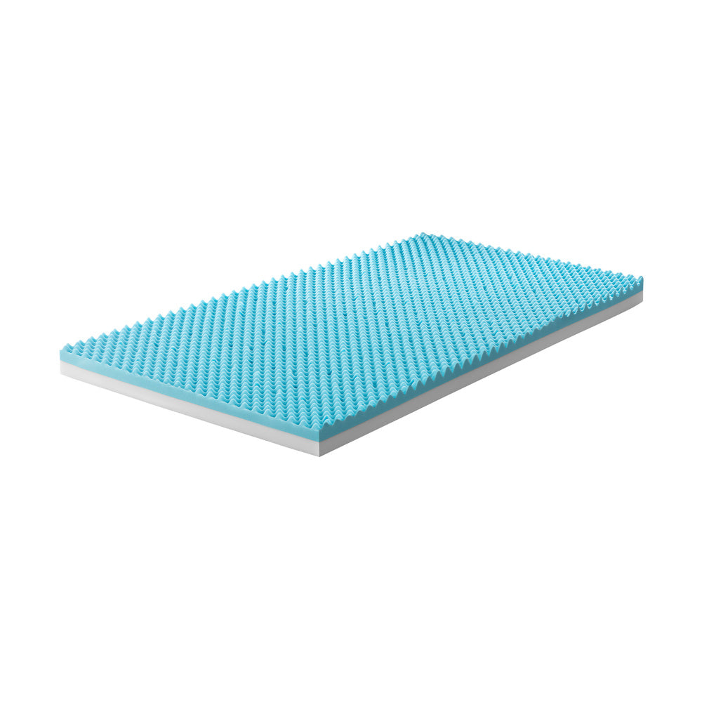 Memory Foam Mattress Topper Reversible Cool Gel 10cm