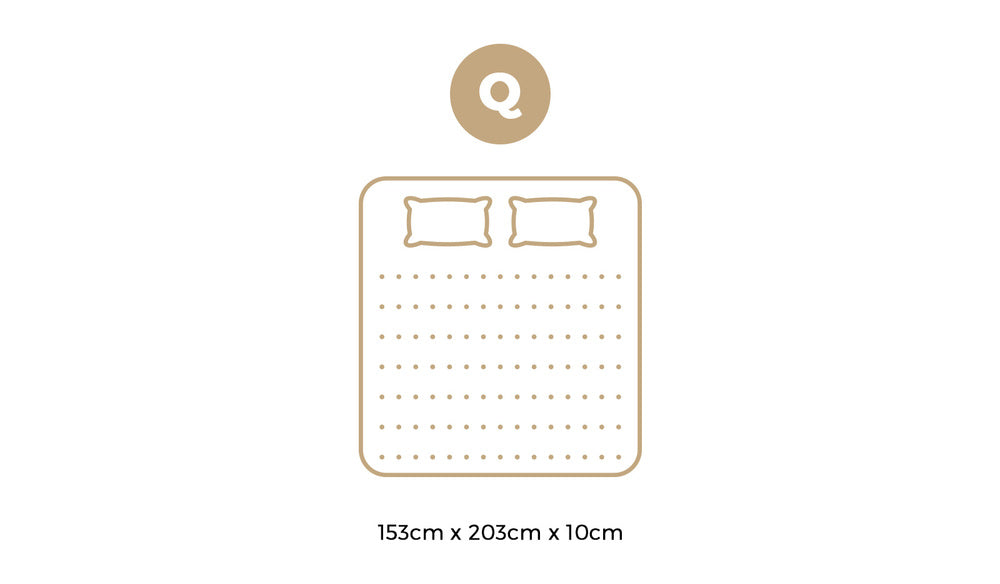 Memory Foam Mattress Topper Reversible Cool Gel 10cm