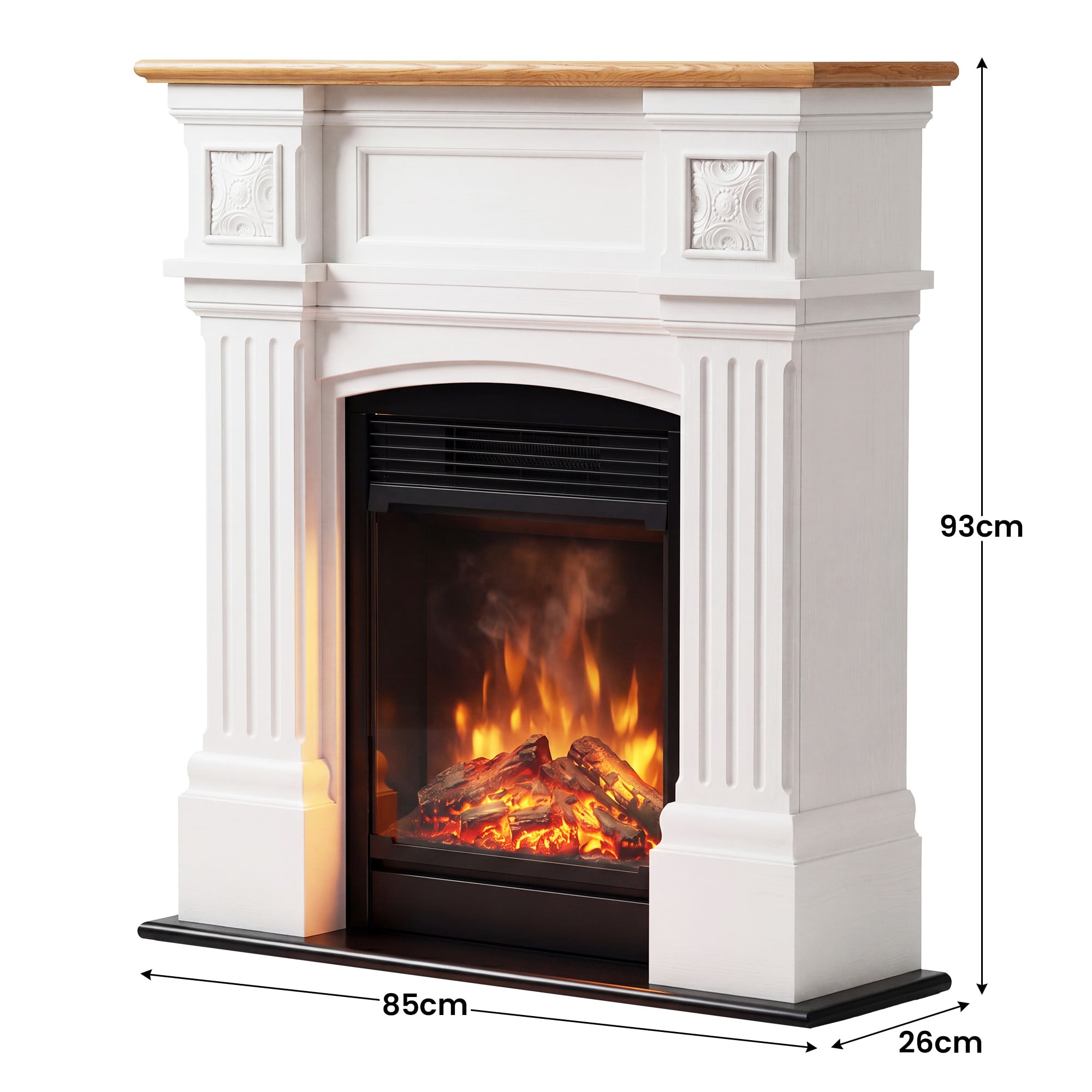 Electric Fireplace Mini Suite 85x26x93cm