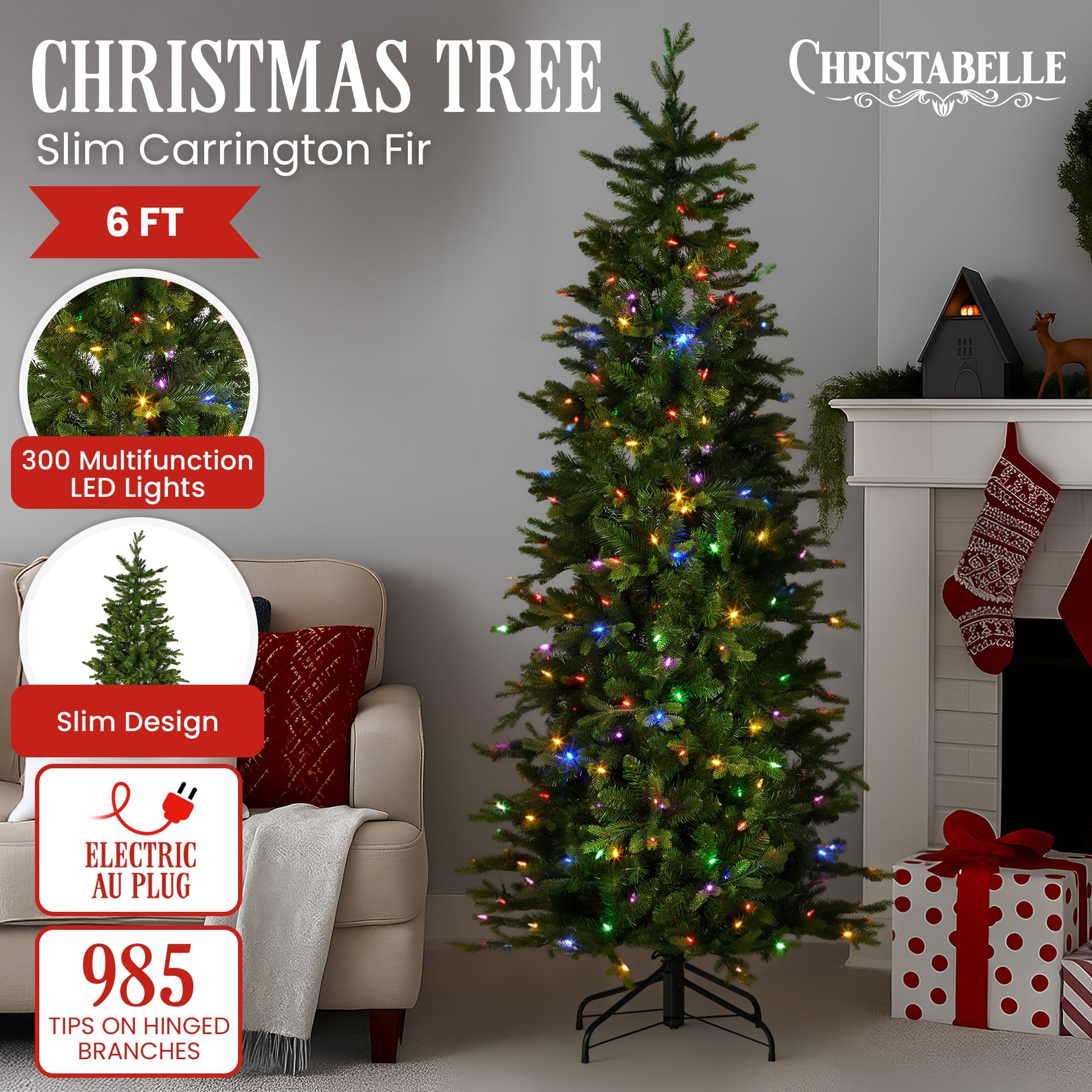 Slim Christmas Tree Multi Functional LED