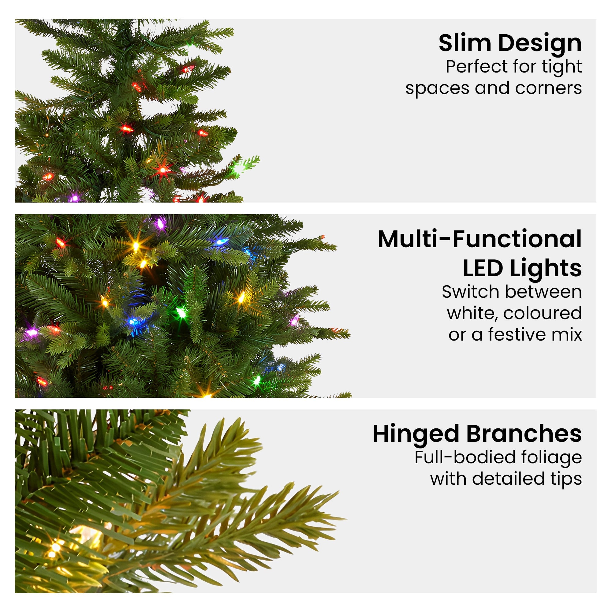 Slim Christmas Tree Multi Functional LED