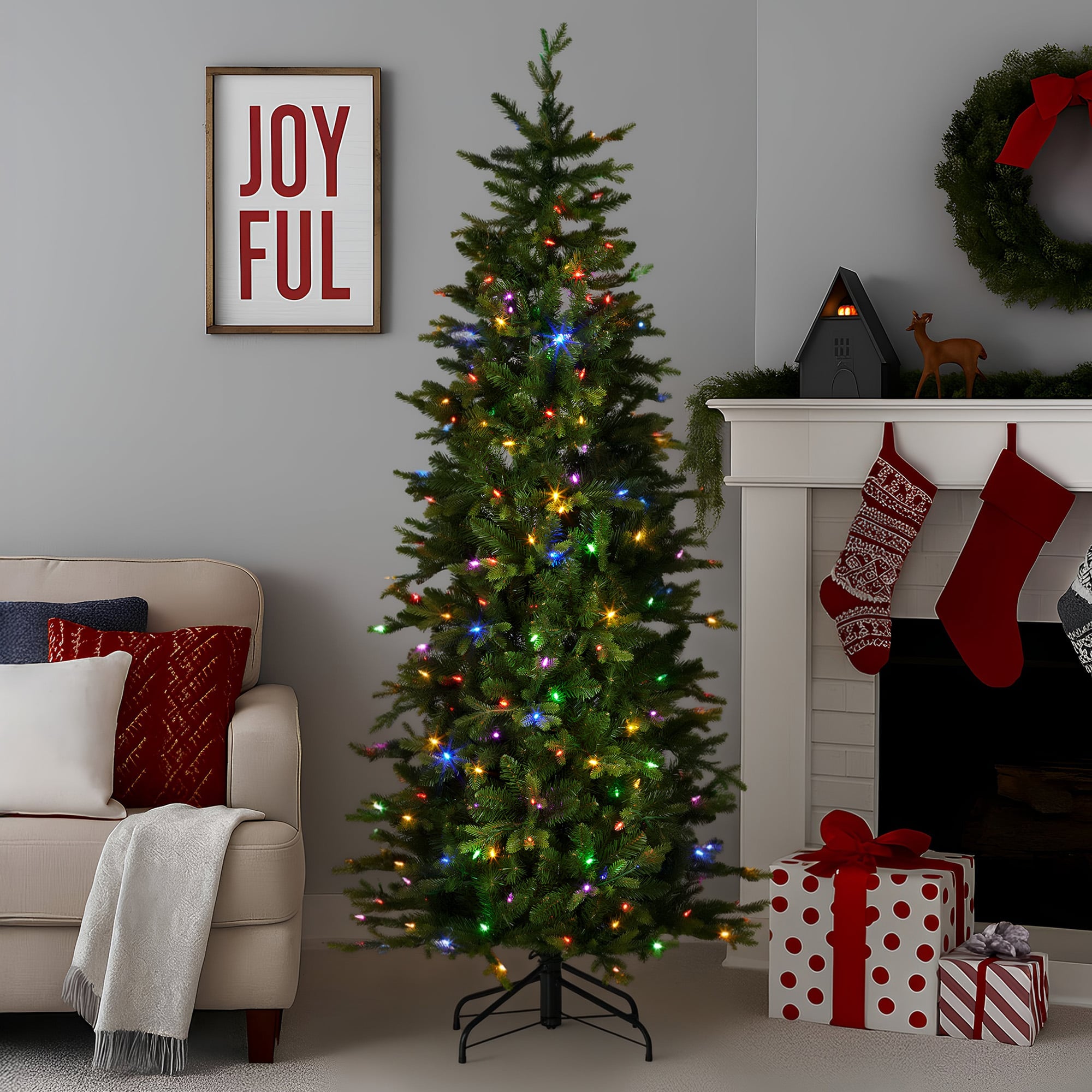 Slim Christmas Tree Multi Functional LED