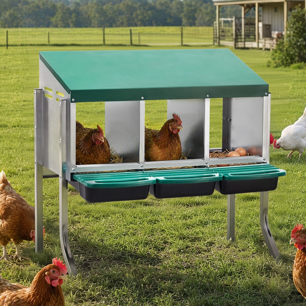 Chicken Nesting Box With Stand 80x51x78cm