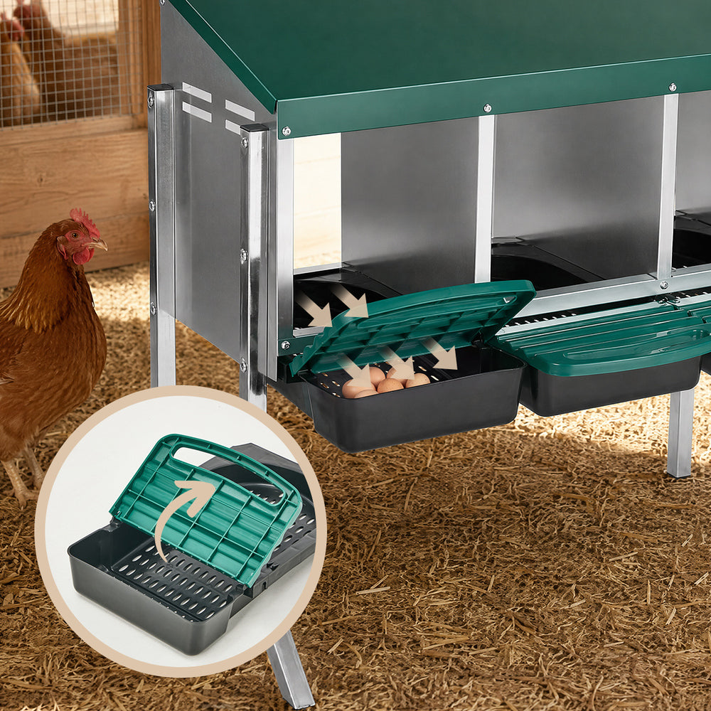 Chicken Nesting Box With Stand 80x51x78cm