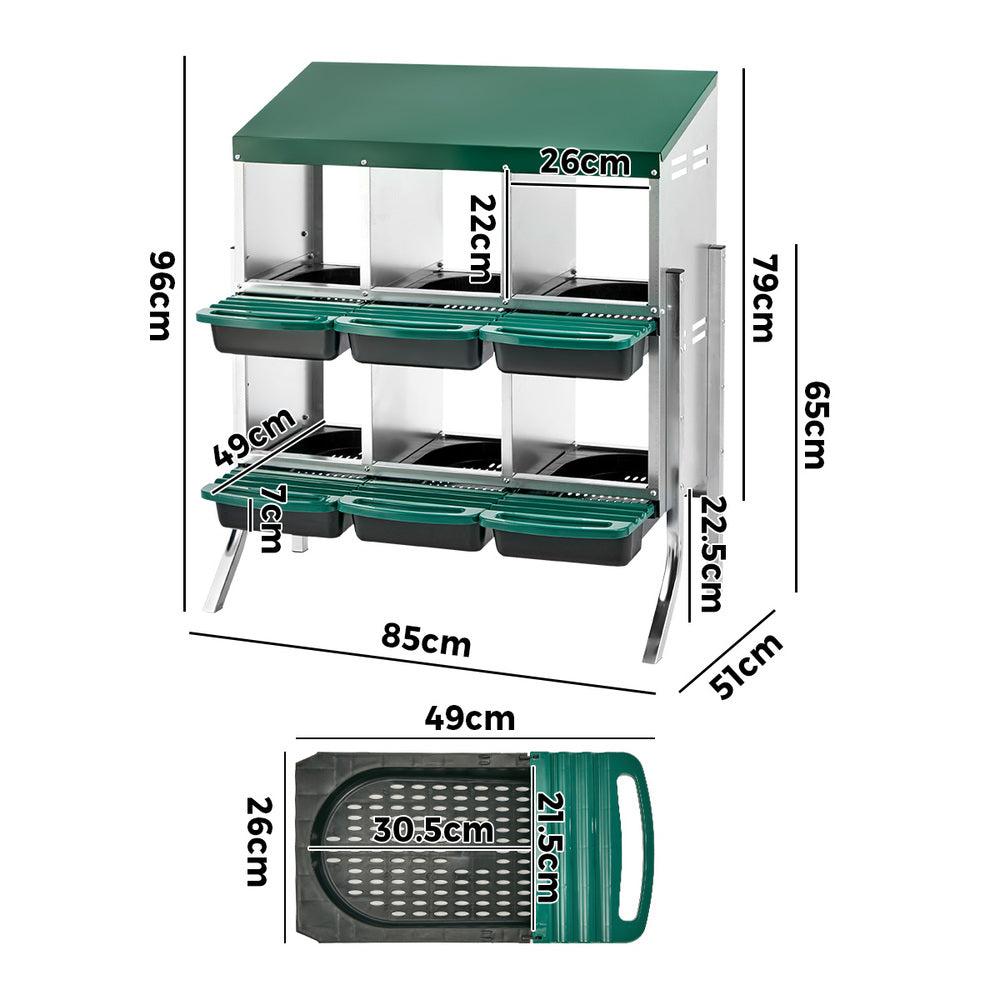 Chicken Nesting Box With Stand 85x51x96cm
