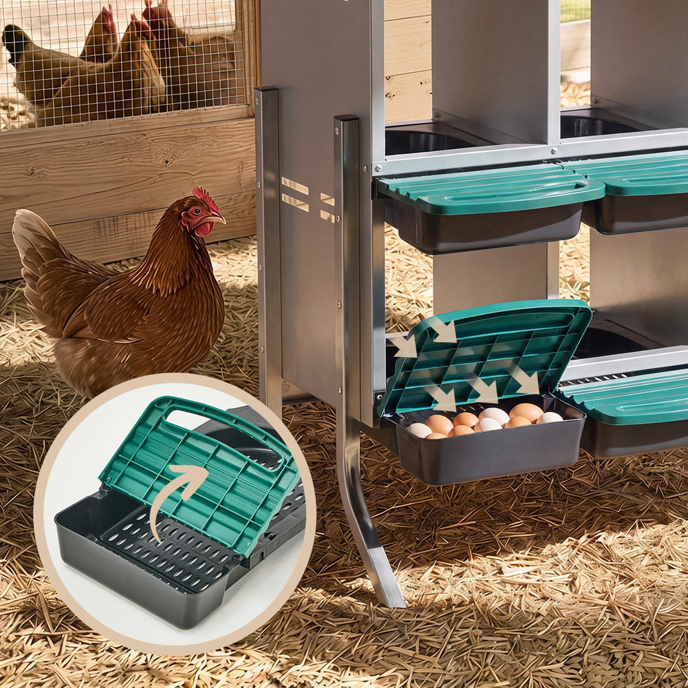 Chicken Nesting Box With Stand 85x51x96cm