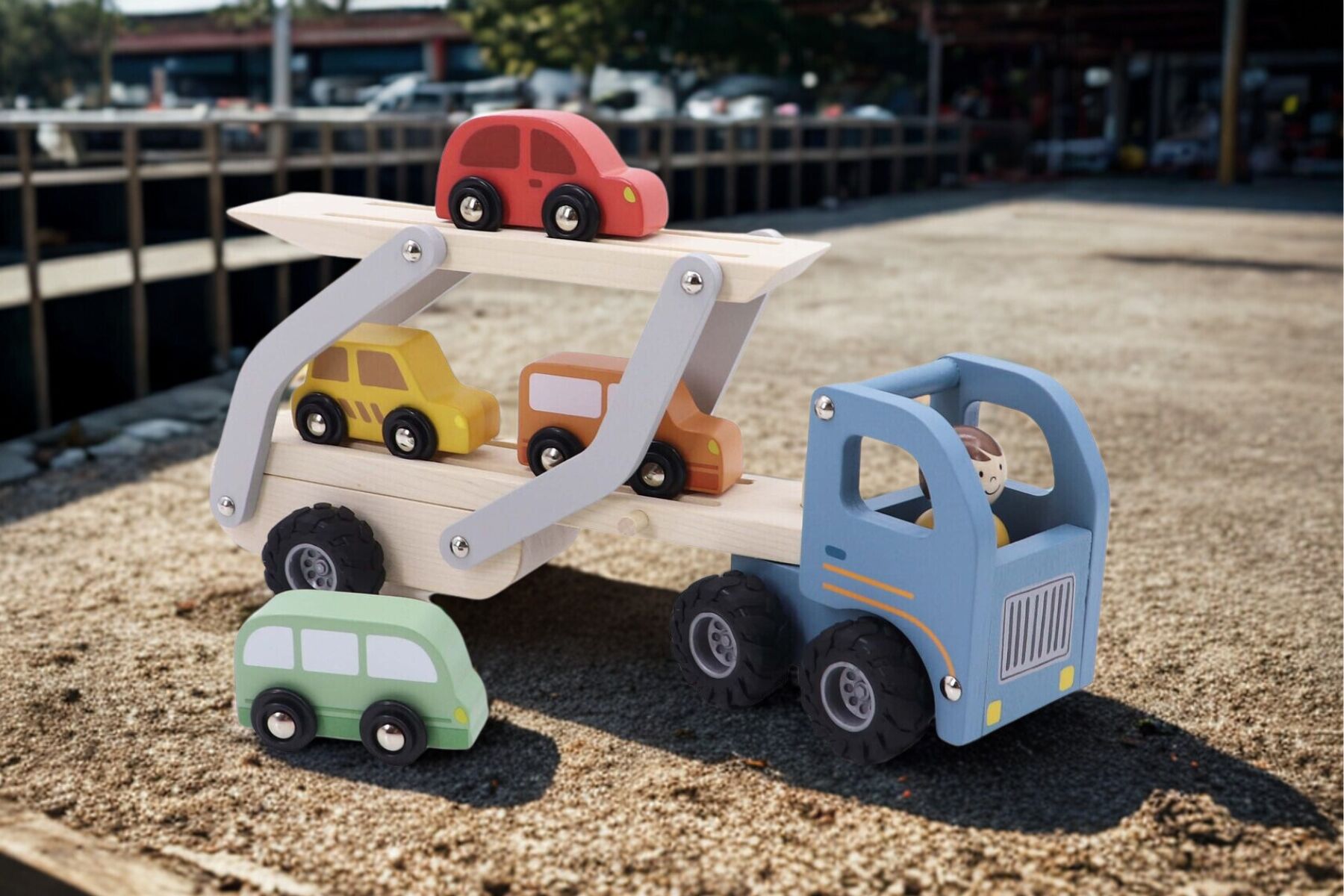 Wooden Car Carrier Truck