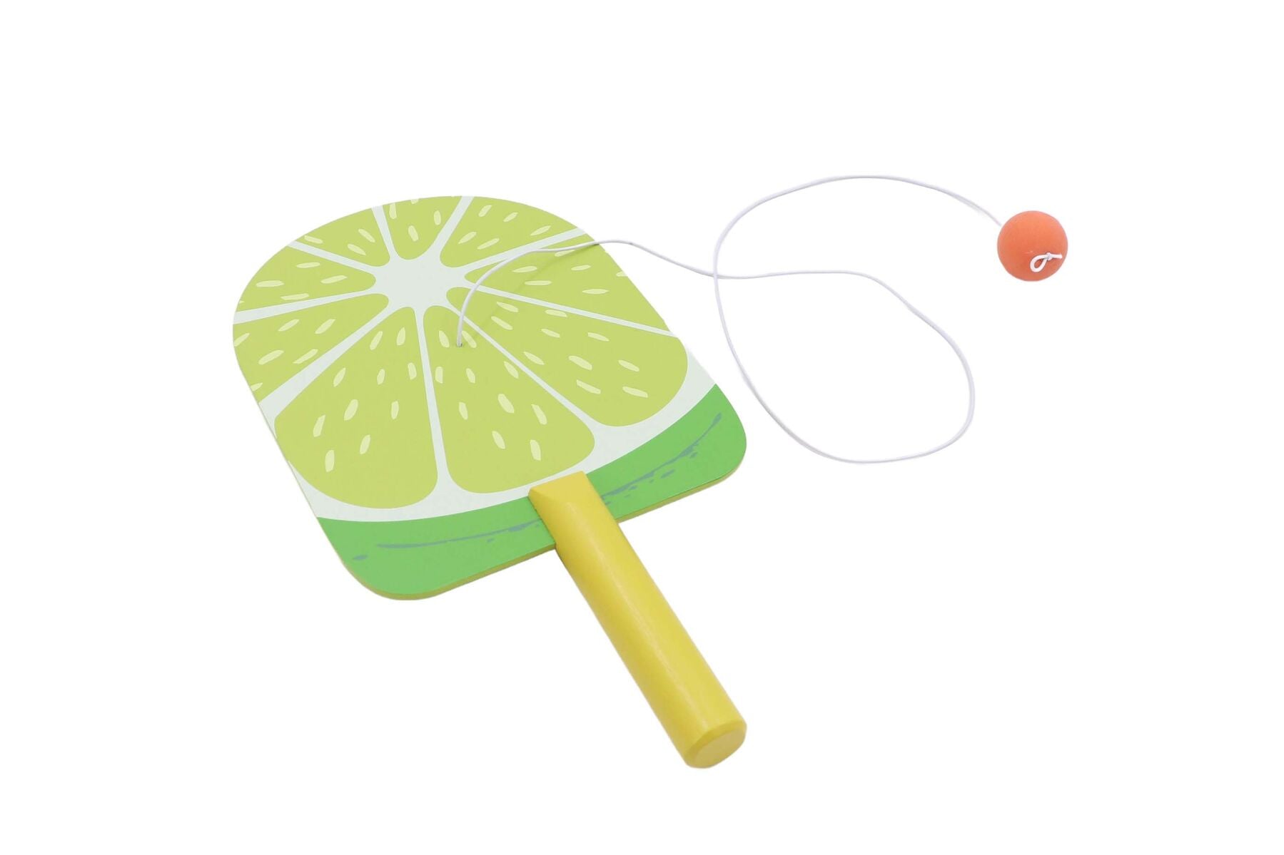 Wooden Paddle Ball Set Tropical 24.5x13.5x1.5cm