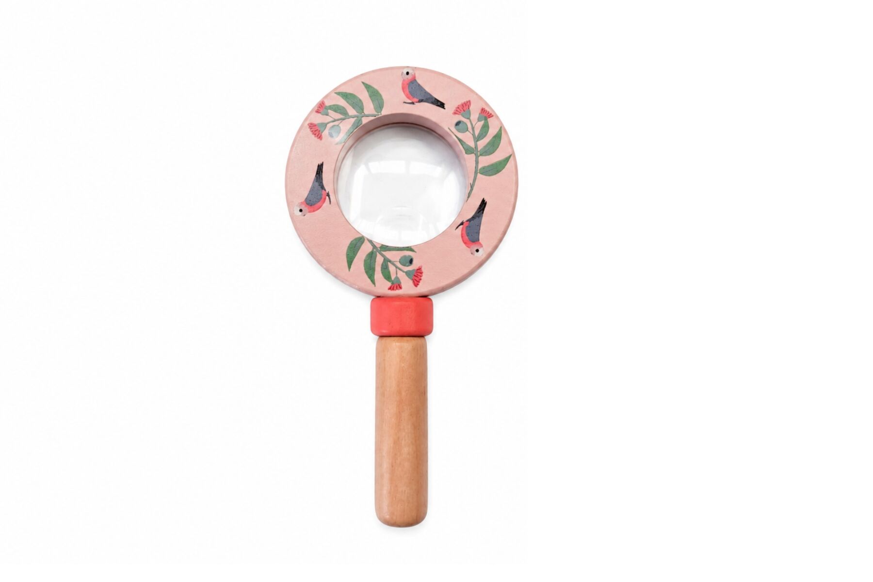 Wildlife Magnifying Glass Set Natural 6x1.3x12cm