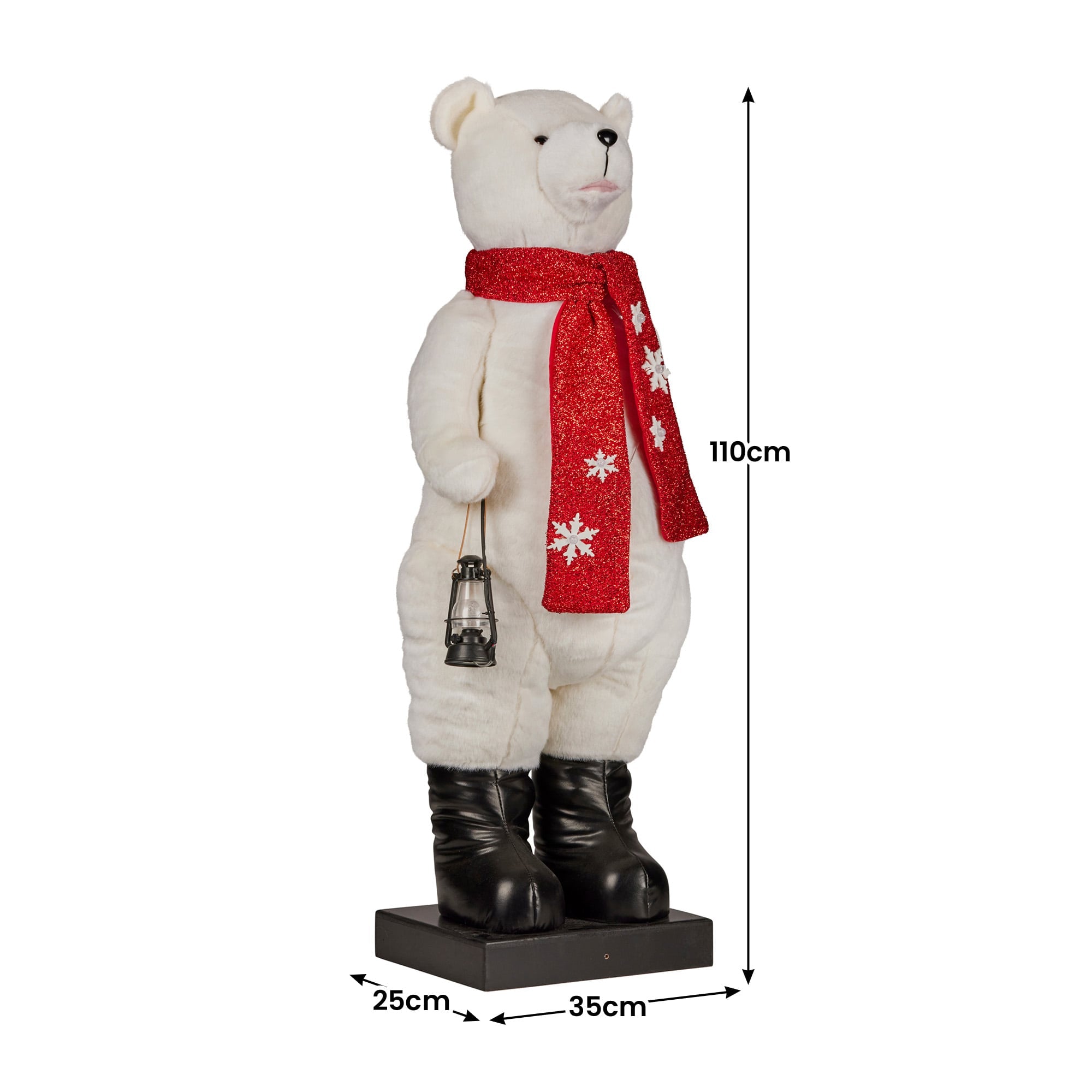 Large Musical Christmas Bear