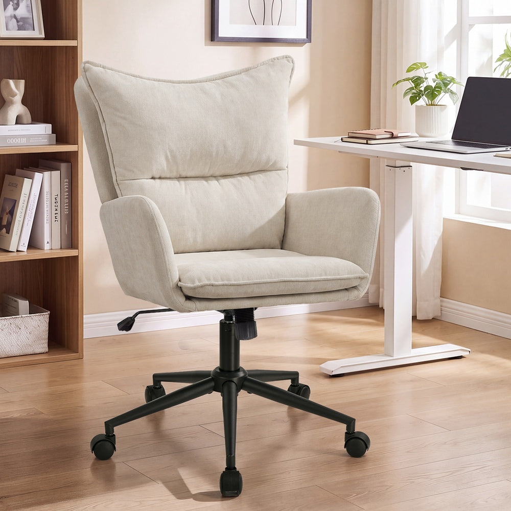 Beige office chair, view 10