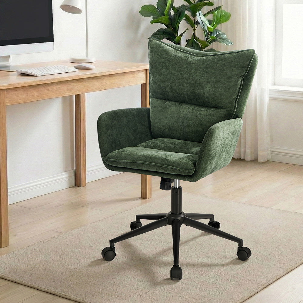Office Chair Wide Seat Green