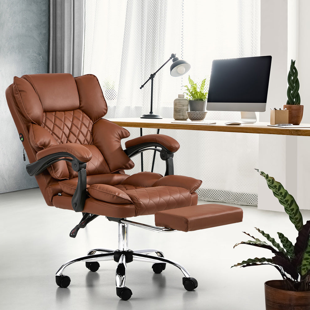 Natural office chair double, detail