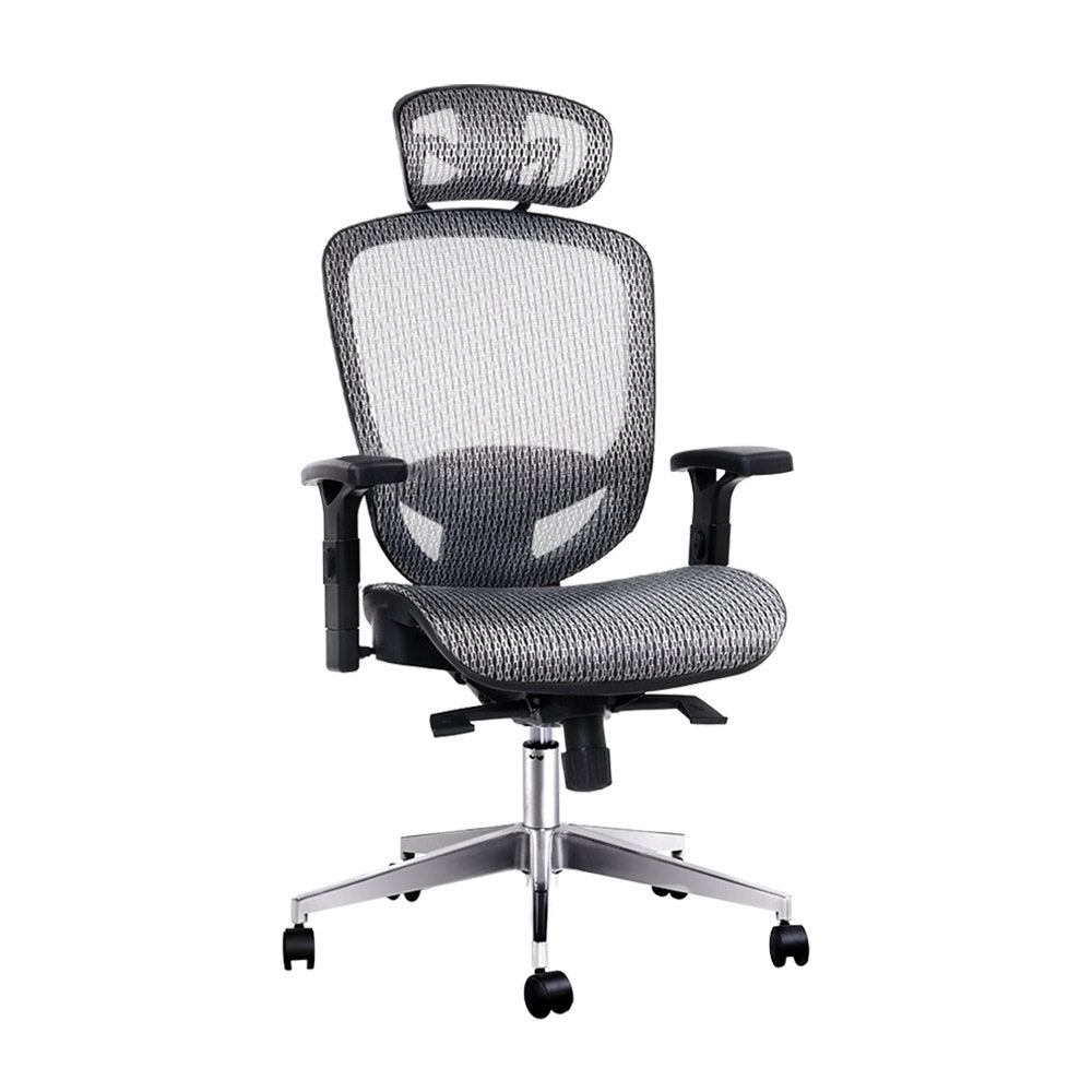 Office Chair Gaming Chair Computer Chairs Mesh Net Seating Grey