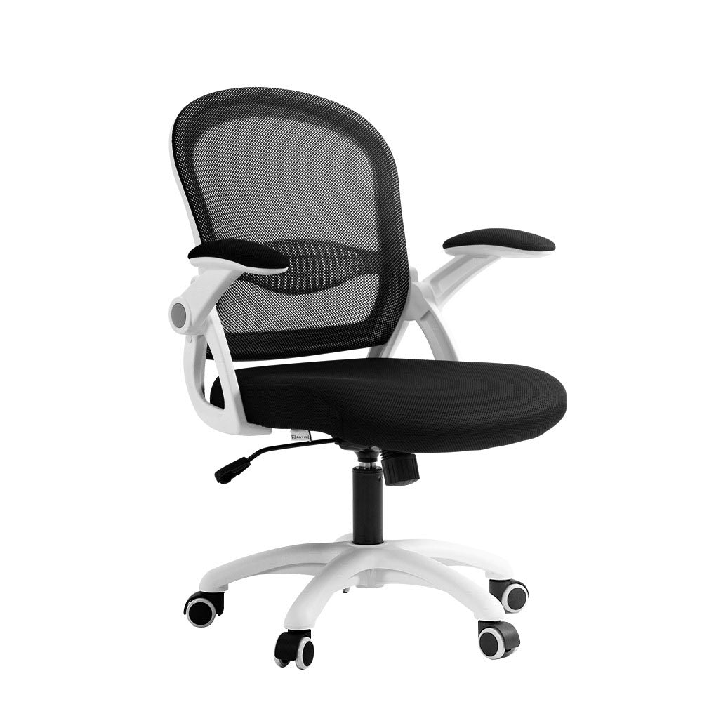 Mid Back Mesh Office Chair Black Ergonomic Desk Seating