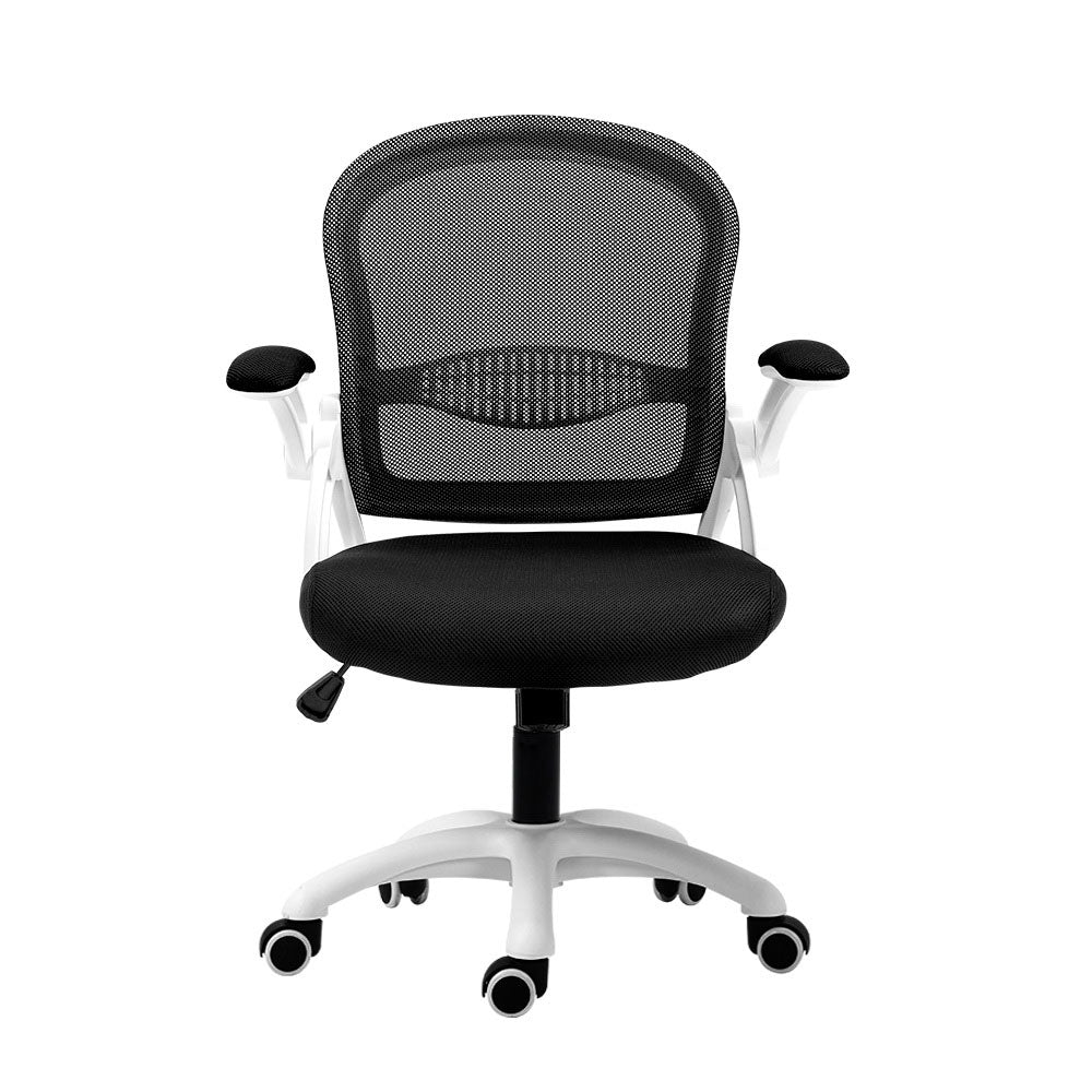 Mid Back Mesh Office Chair Black Ergonomic Desk Seating