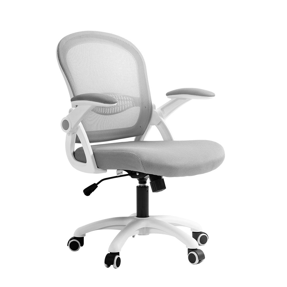 Mesh Office Chair Mid Back And Grey