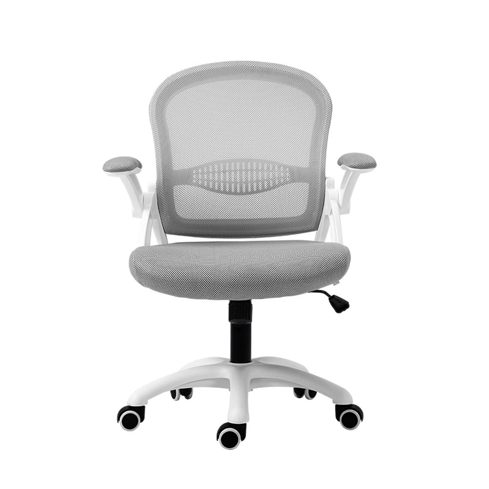 Mesh Office Chair Mid Back And Grey