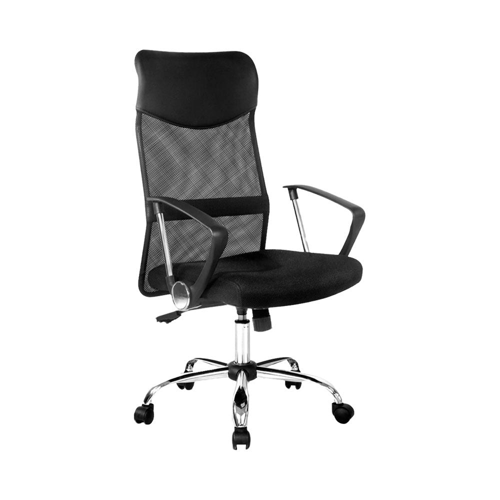 High Back Mesh Office Chair Black Ergonomic Adjustable Swivel Desk Chair