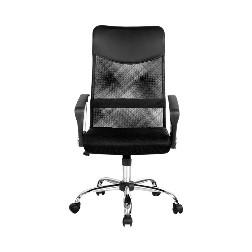 High Back Mesh Office Chair Black Ergonomic Adjustable Swivel Desk Chair