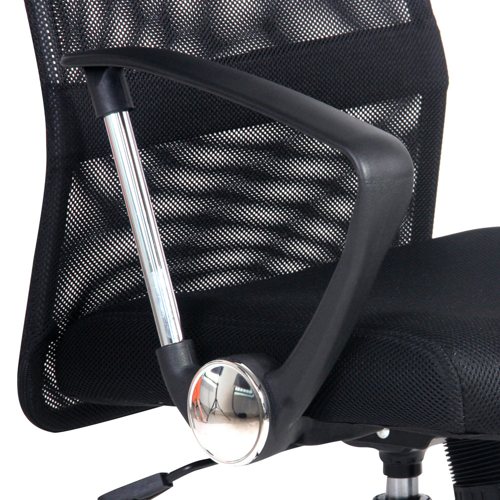 High Back Mesh Office Chair Black Ergonomic Adjustable Swivel Desk Chair