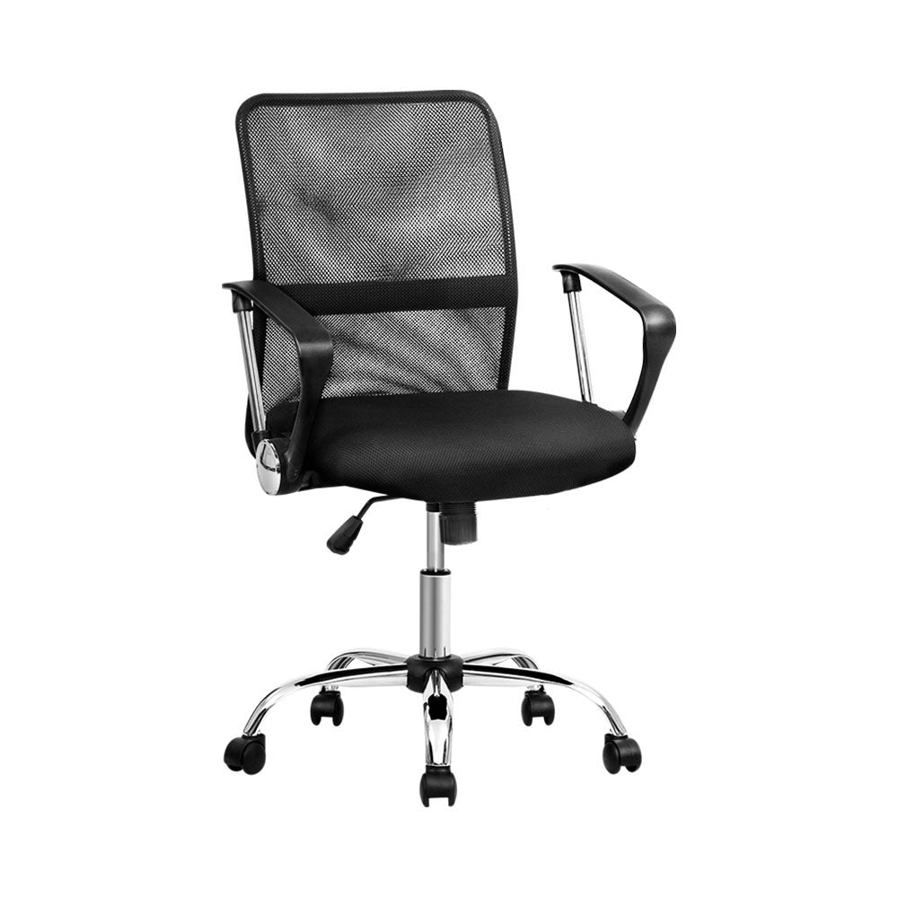 Gaming  Office Chair Computer Mesh Chairs Executive Mid Back Black