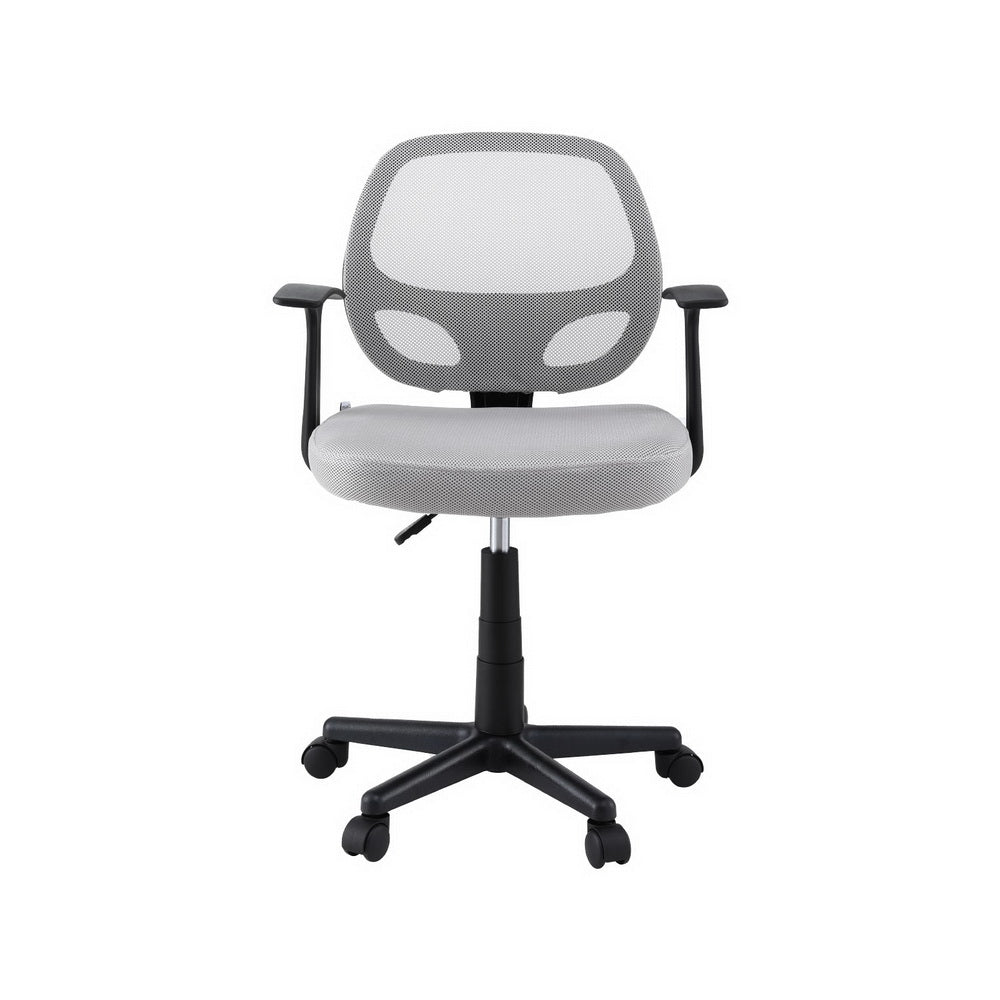 Mesh Office Chair - Mid-Back/Grey Ergonomic Design