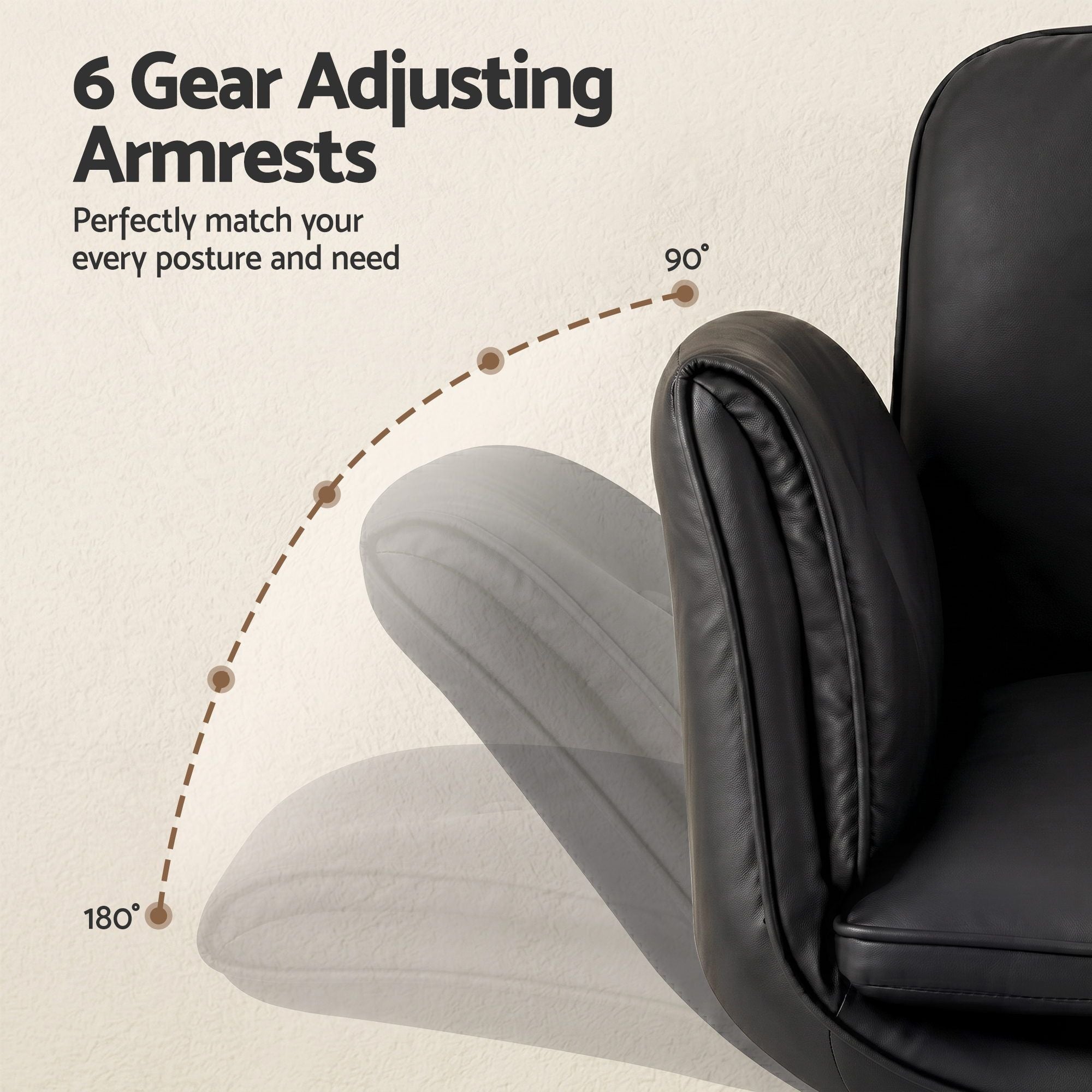 Criss Cross Office Chair Wheels Armrests | Simpledeals