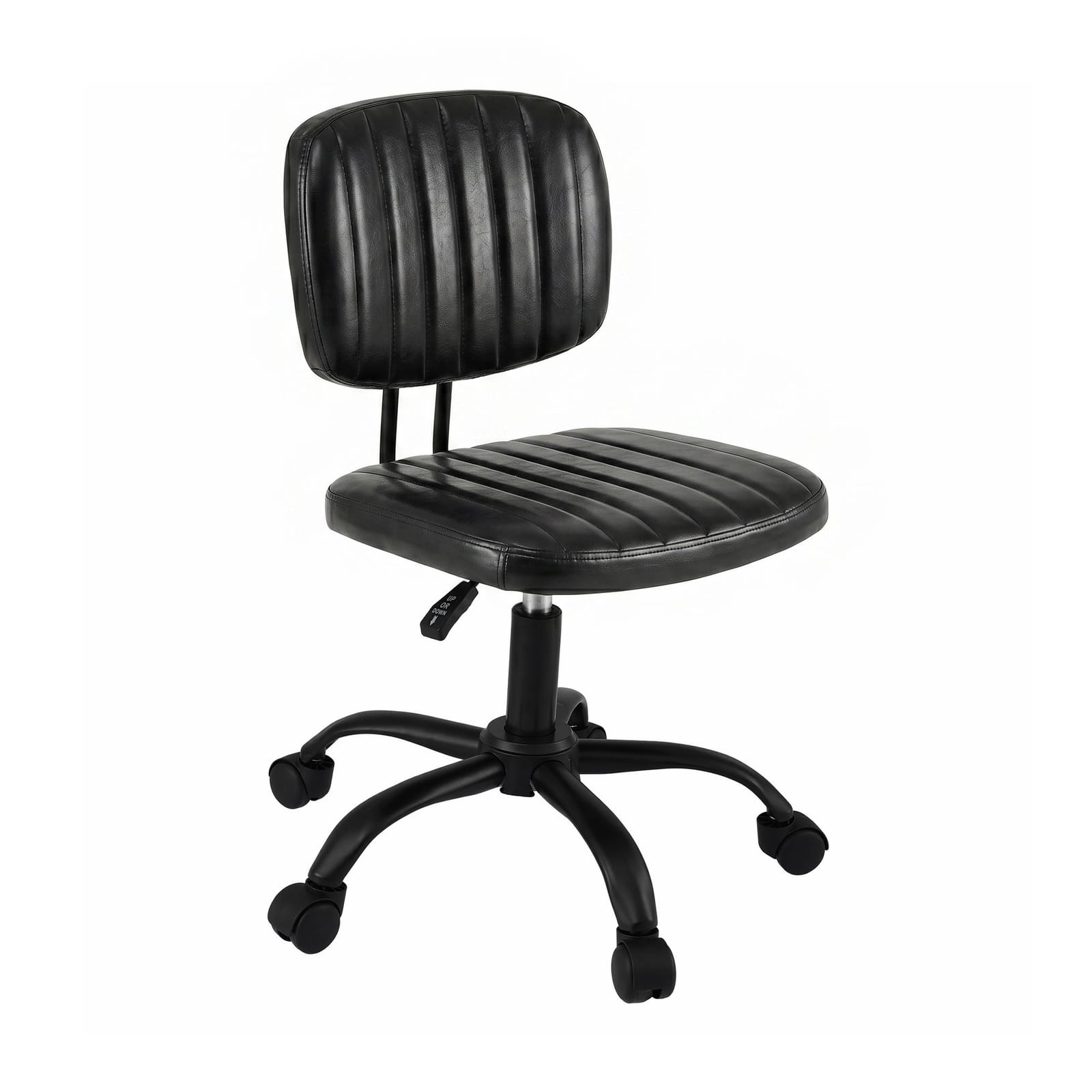 Black office chair 54x54x79cm, detail
