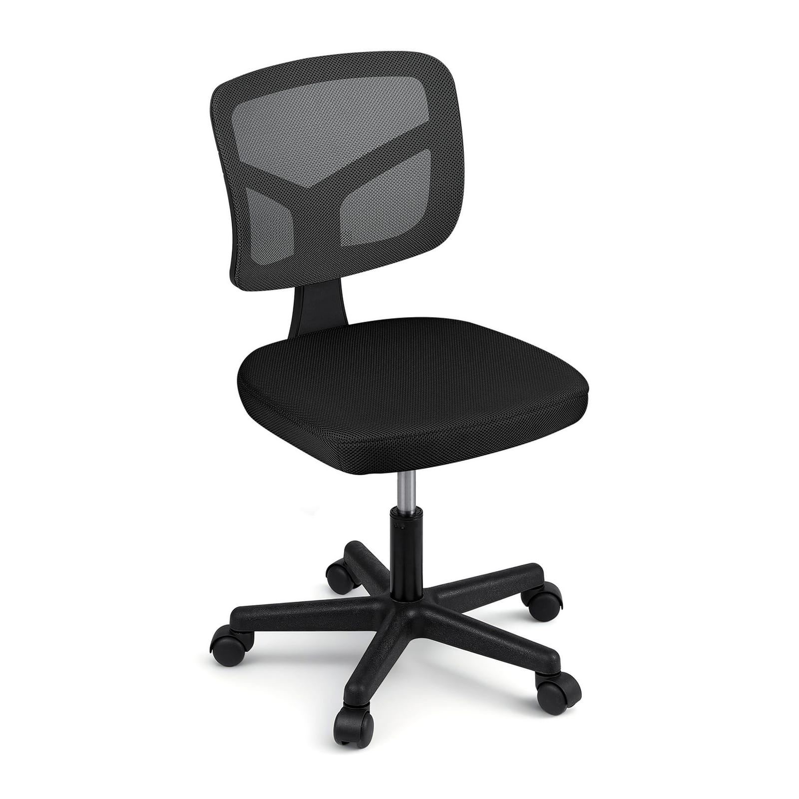 Black office chair 51x51x80cm, side view