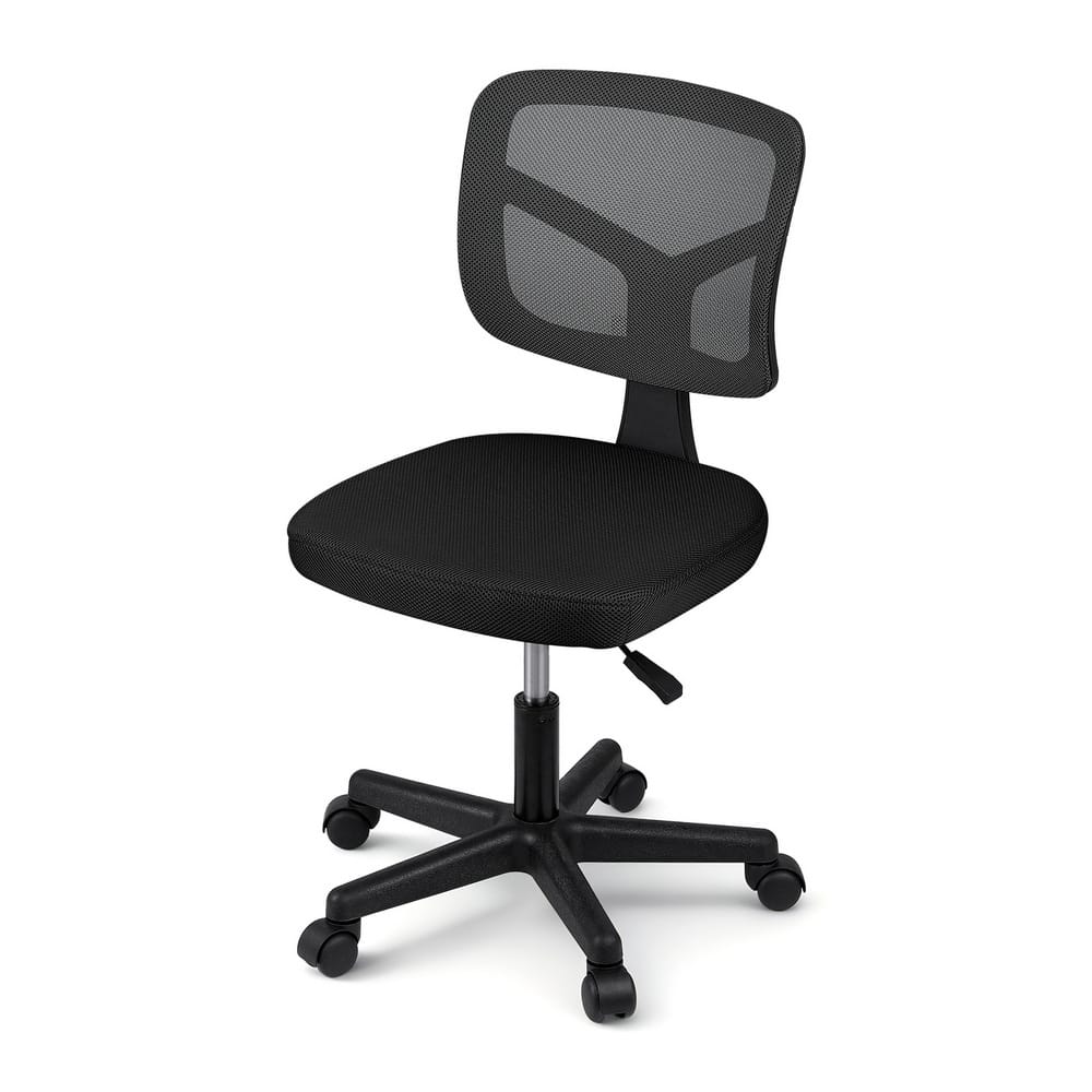 Black office chair 51x51x80cm, detail