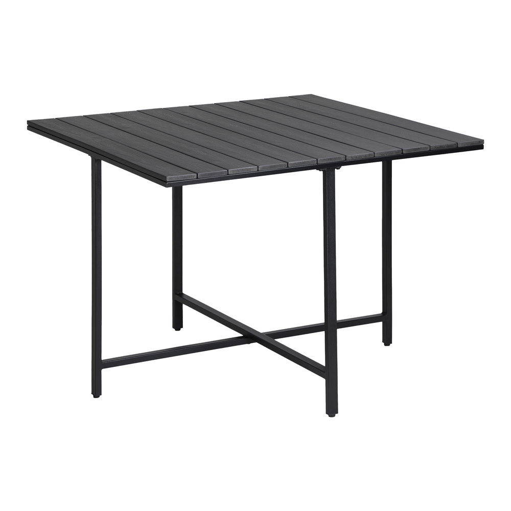 Outdoor Dining Set Garden Balck Table Setting 4 Seater