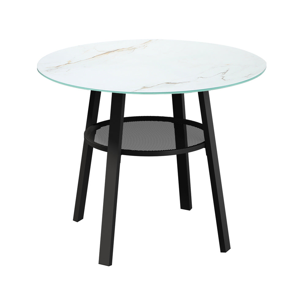 Outdoor Dining Set 3PC/5Pc Lounge Setting Table Storage Shelf