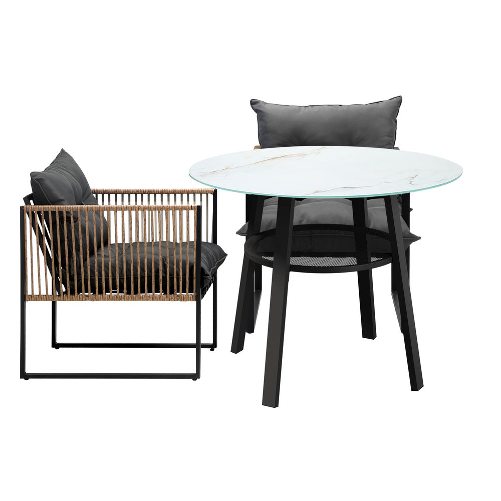 Outdoor Patio Set 2/4 Seater Bistro Setting