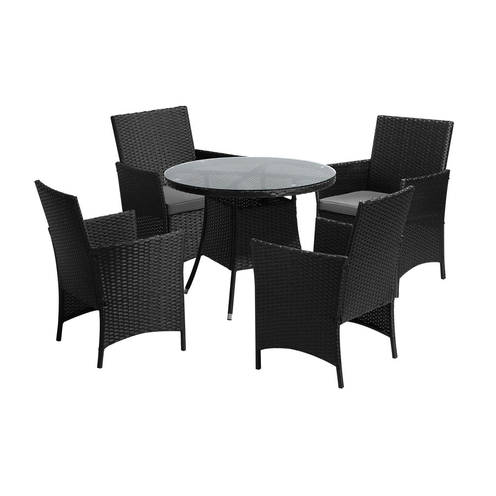 Outdoor Dining Set Table & Chairs Patio Lounge