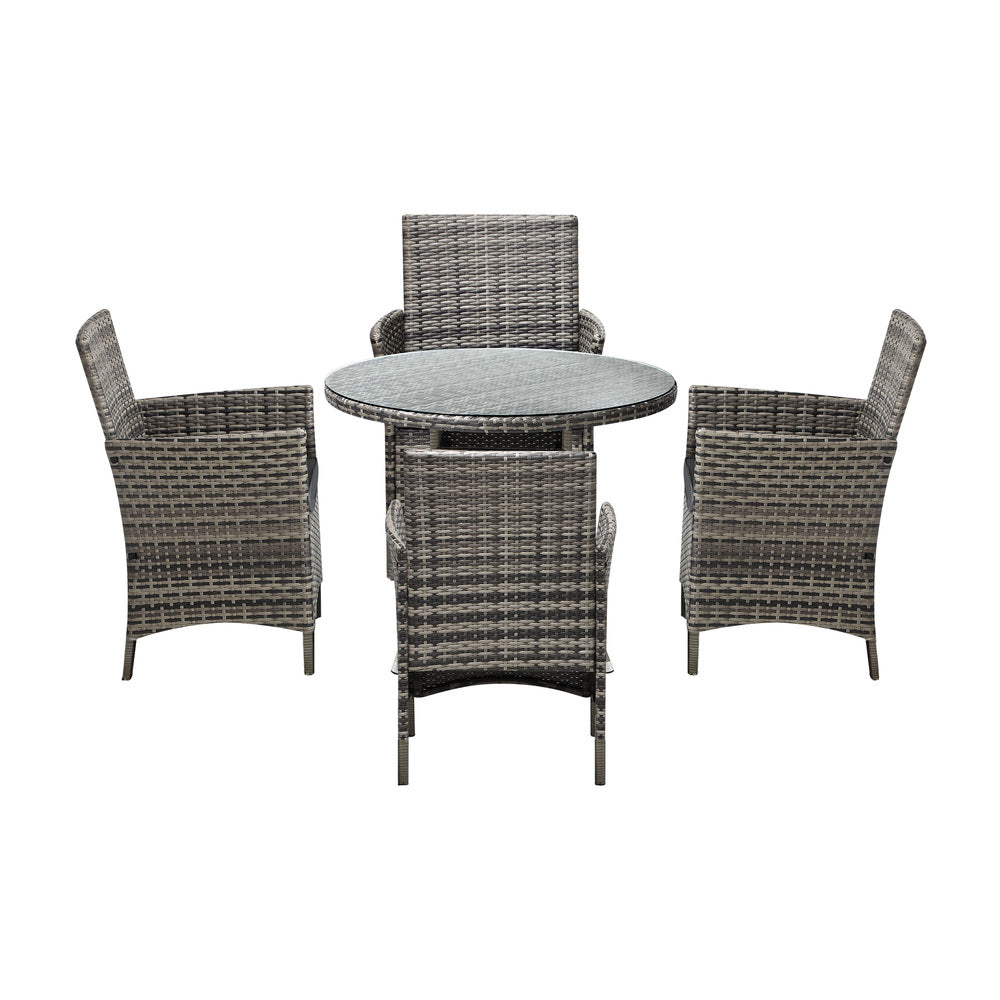 Outdoor Dining Set Table & Chairs Patio Lounge