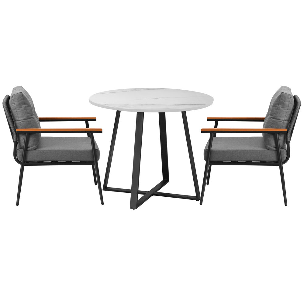 Outdoor Dining Set 3PCS/5PCS Garden Lounge Setting
