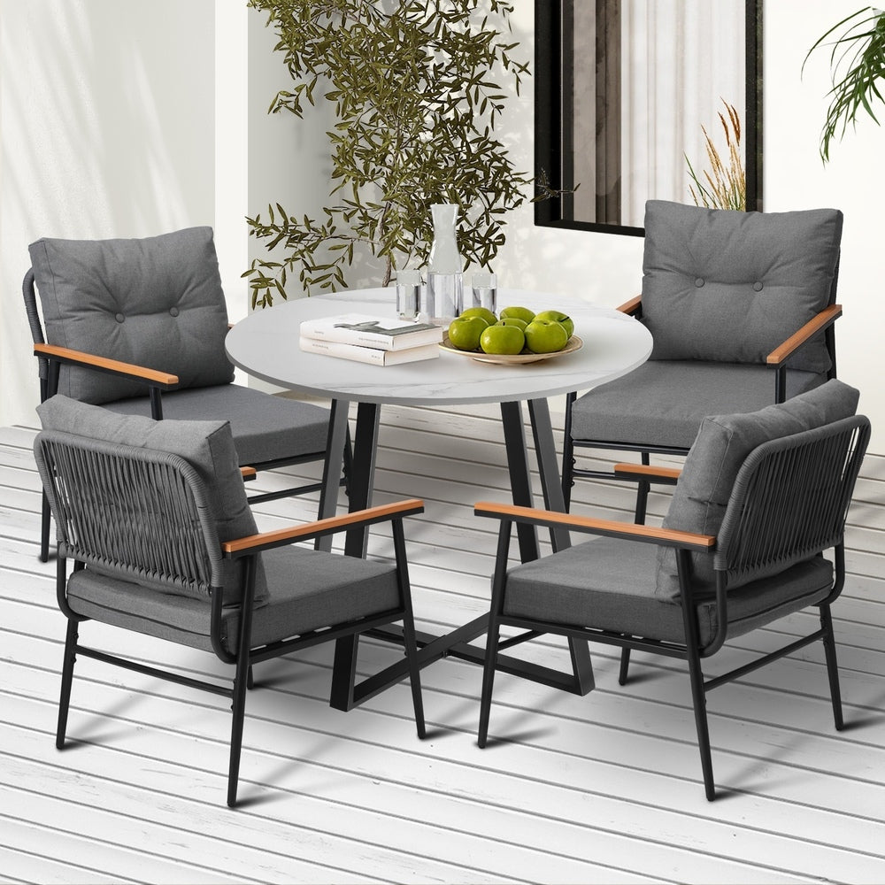 Outdoor Dining Set 3PCS/5PCS Garden Lounge Setting