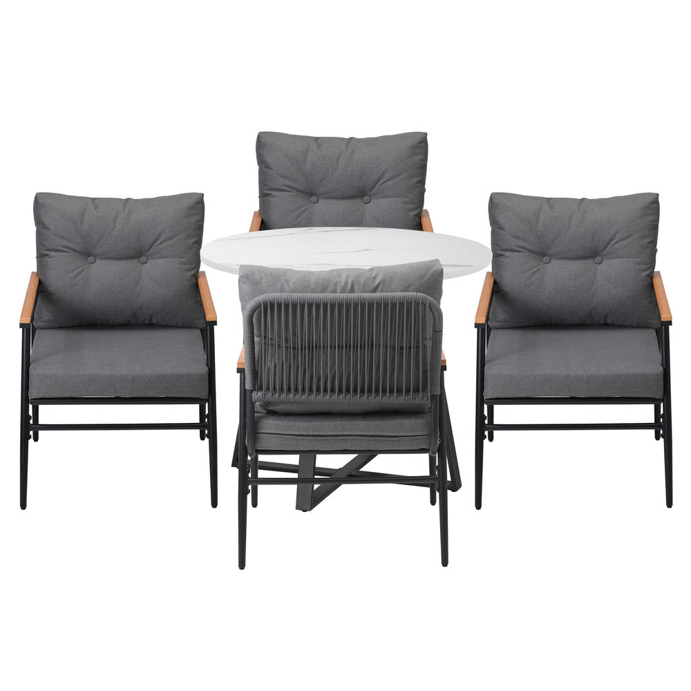 Outdoor Dining Set 3PCS/5PCS Garden Lounge Setting