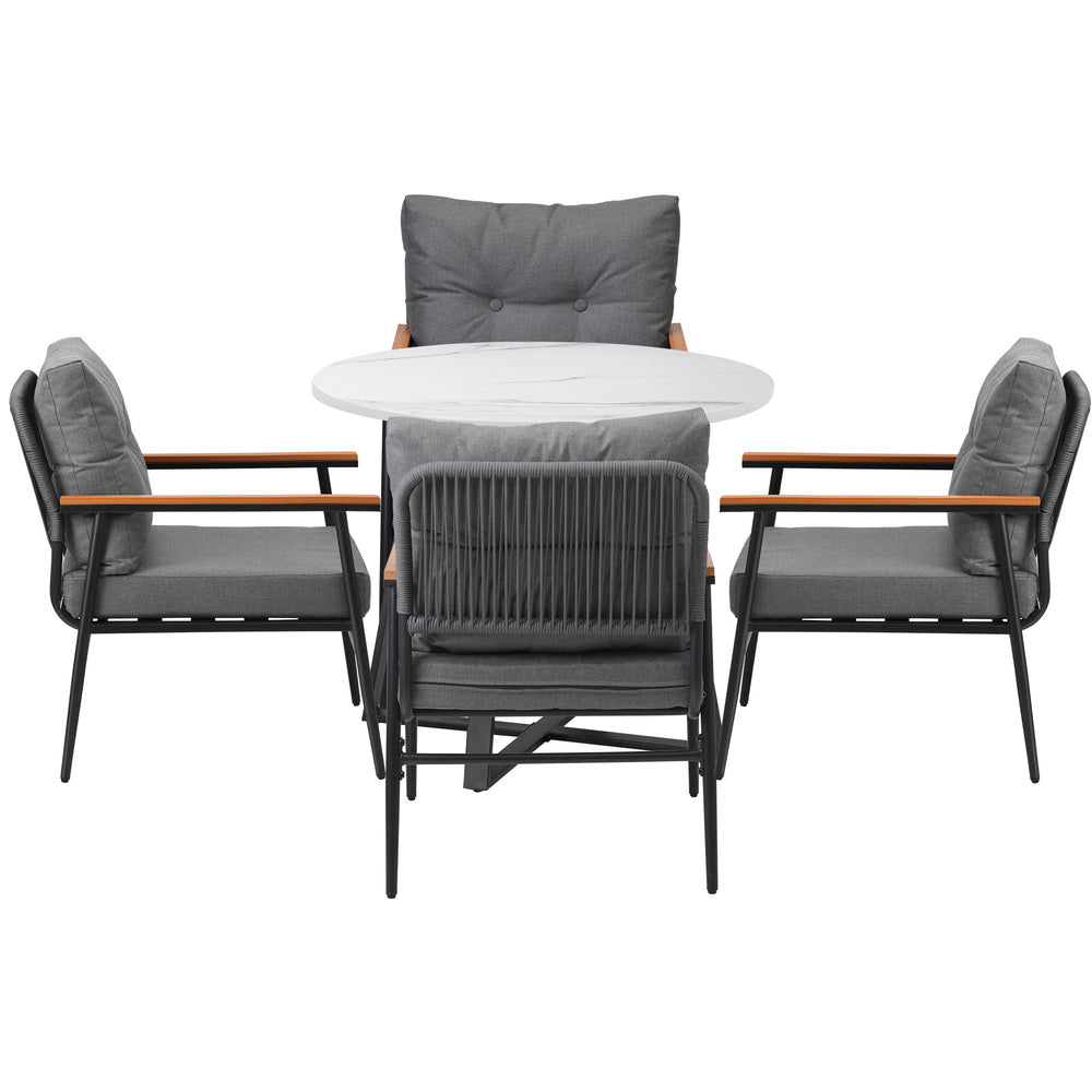 Outdoor Dining Set 3PCS/5PCS Garden Lounge Setting